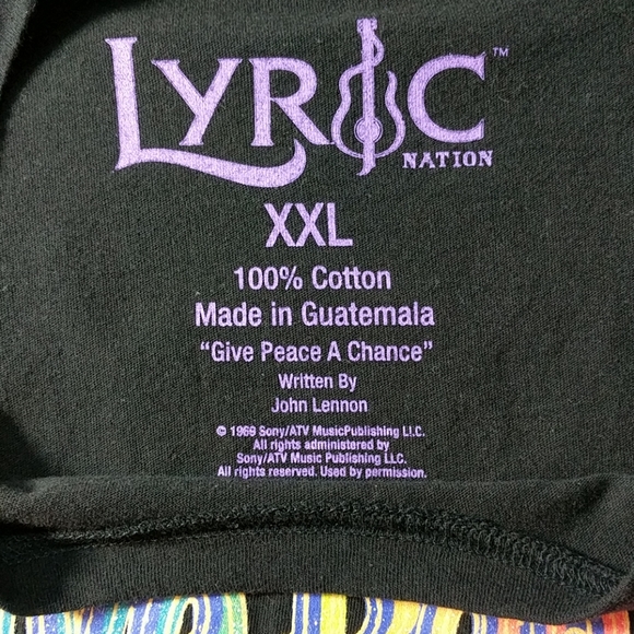 John Lennon Give Peace a chance t-shirt - Picture 3 of 4